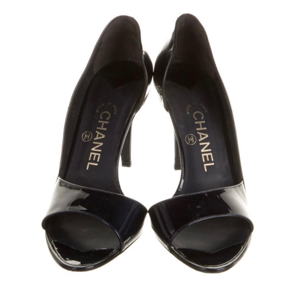 Chanel shoes CC Logo *Authentic* in the color Navy